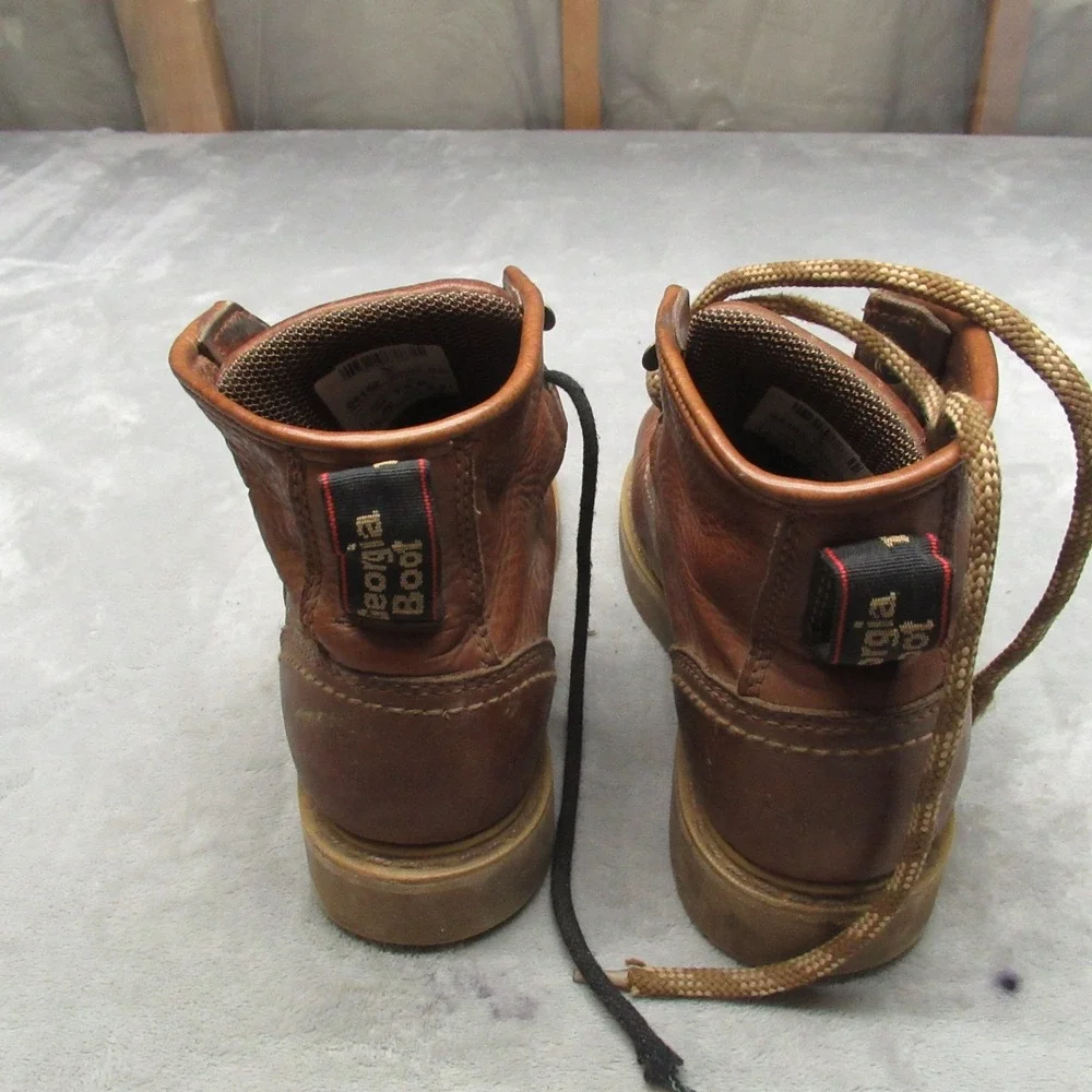 Georgia Mens 7.5M Work Boots Brown 6
